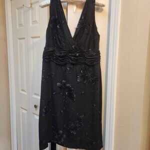 [12P]‎ EVAN PICONE Black Evening Dress, size 12 Petites